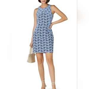 Slate & Willow Embroidered Denim & Sheath Sleeveless Dress Size 4⚘️